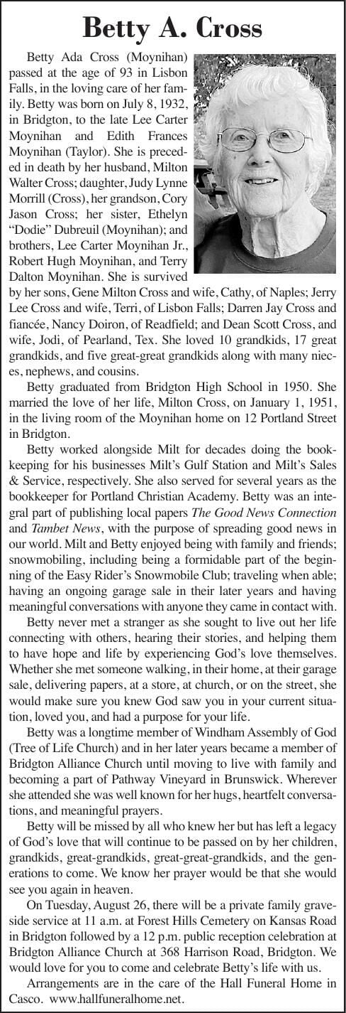 Betty A. Cross