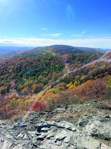 Hiking - view south from Burnt Meadow Mountain