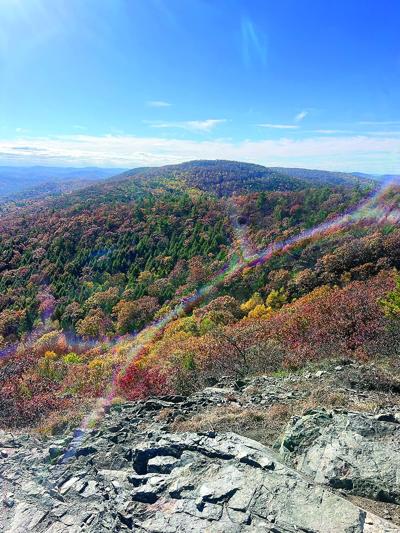 Hiking - view south from Burnt Meadow Mountain