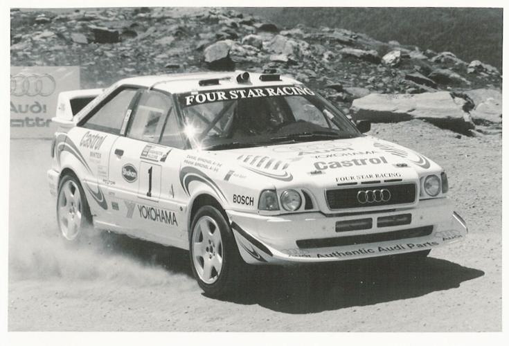 Frank Sprongl 1999 in his Audi