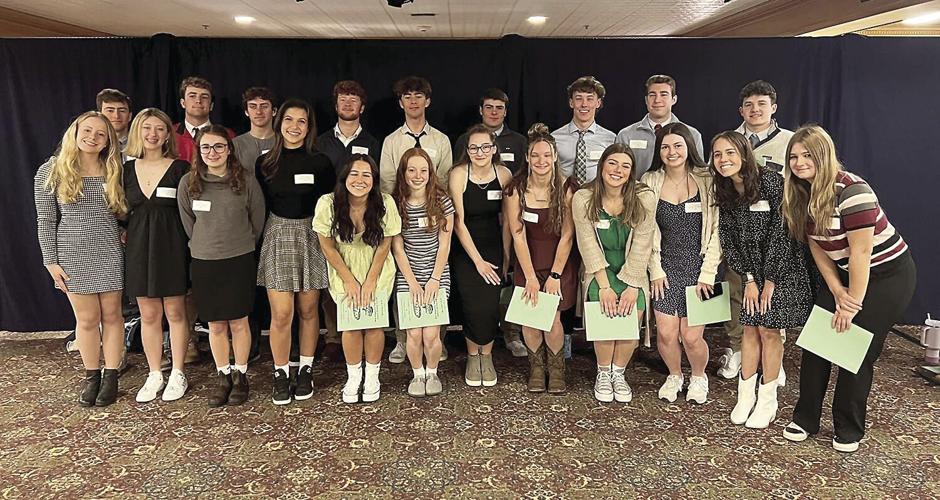 NHIAA Scholar Athletes with certificates 2