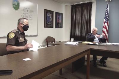 Plache sheriff Mask