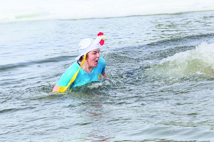 02-15-25 Harvest Hills Freezing chicken hat reacting