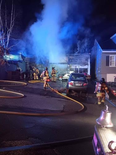 Fire heavily damages garage