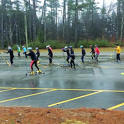Nordic Tracks - school racing - KHS dryland skiing