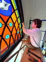 Hiram Cultural Center’s Stained Glass are Works of Art