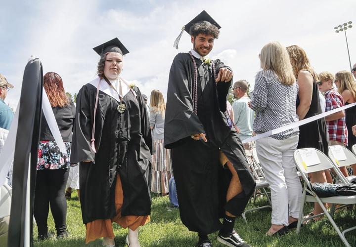 06-11-22 KHS Graduation processional low pointing