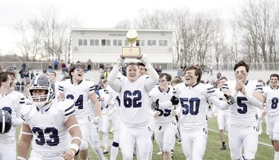 FA Football - state champs - Anton Kravchuk with trophy