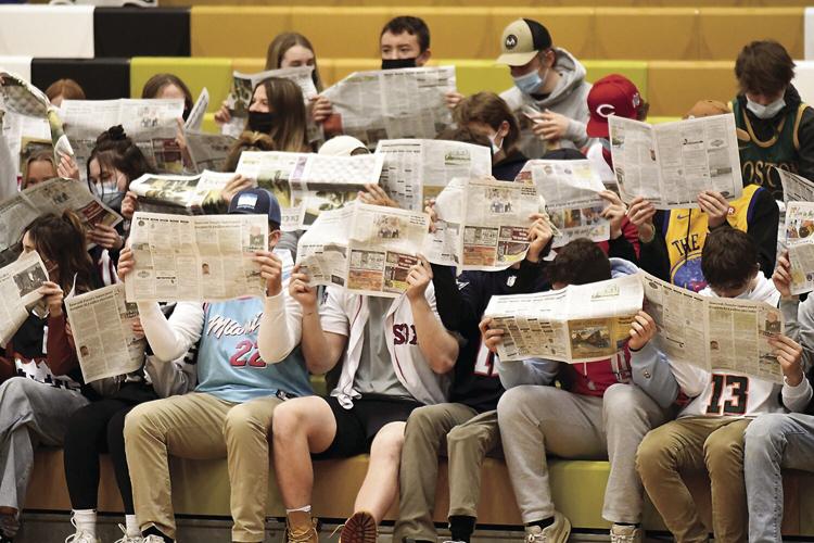 KHS boys hoop - Bleacher Creatures