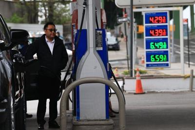 Gas prices were well over $4 a gallon on April 28, 2026, in Brooklyn, N.Y.