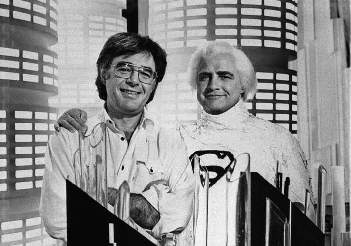 Richard Donner and Marlon Brando