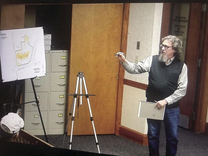 engineer lucy at meeting