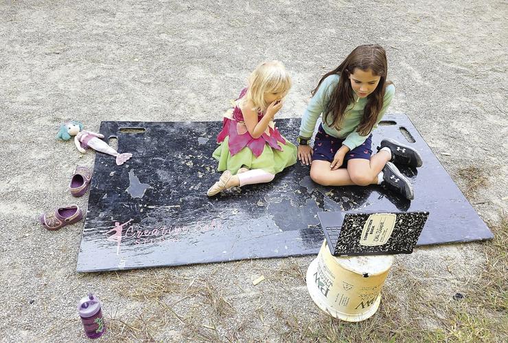 Gilmore COVID chronicles - Zelda and Evelyn Gilmore dance class
