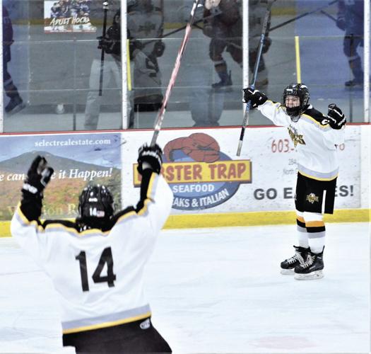 KHS Hockey - Murphy and Seavey celebrate
