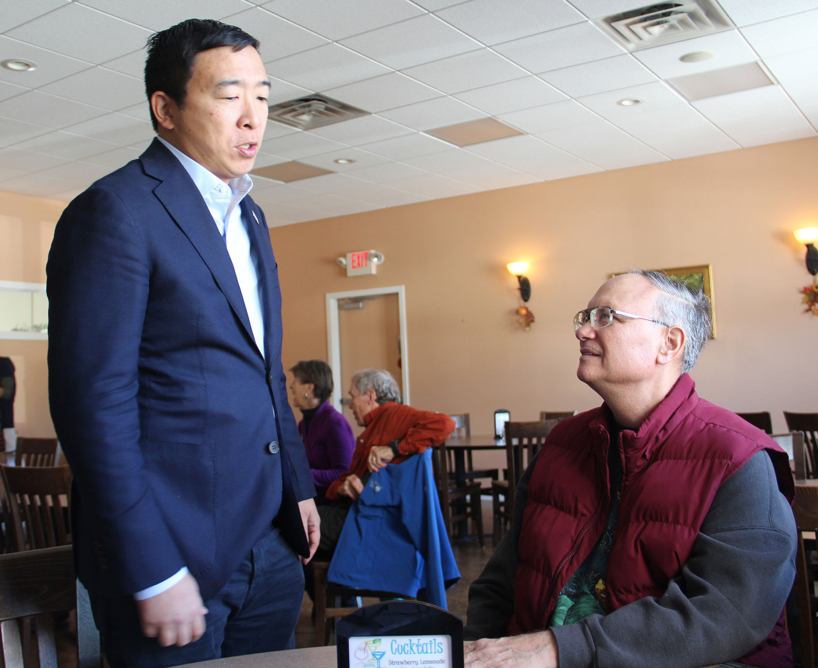 Yang discusses Freedom Dividend