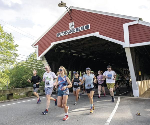 Jackson Covered Bridge 10K - start - start line