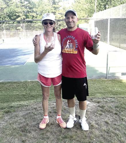 Bridgton Member-Guest champions - Mary Johnson and Joe Twer