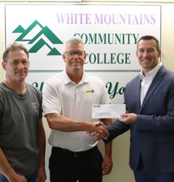 White Mountains Community College breaks ground with support from Milton CAT and Caterpillar