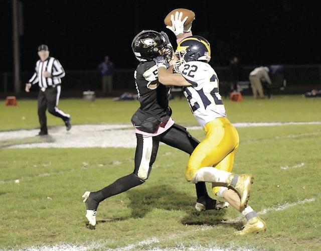 KHS football - Marquis Twomey on defense