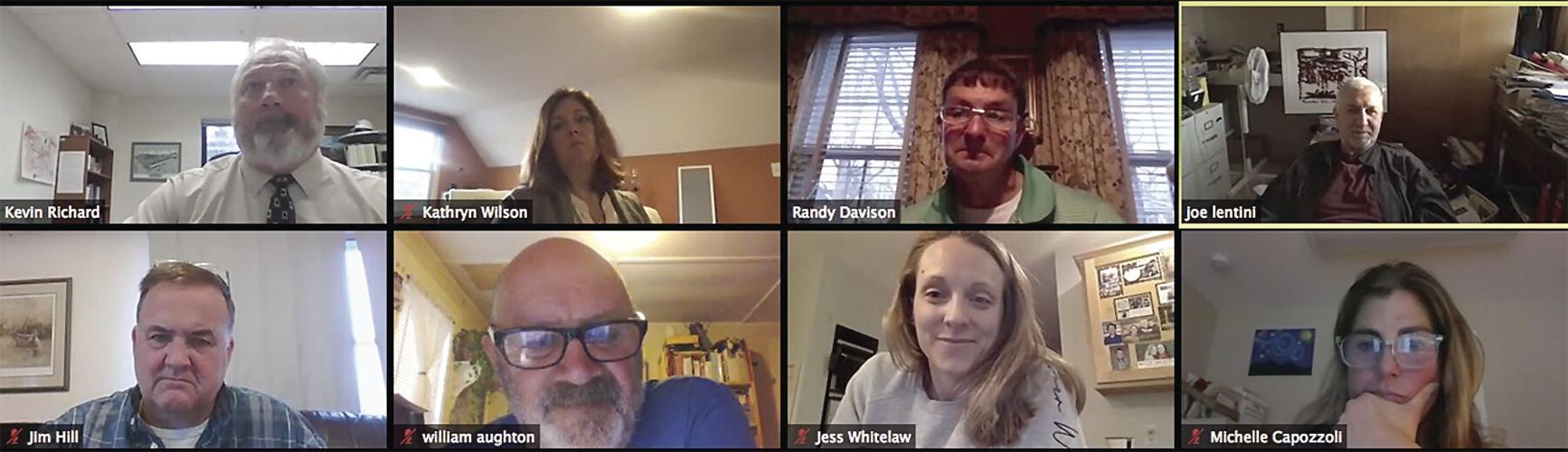 Conway School Board meets on the bond - Zoom meeting