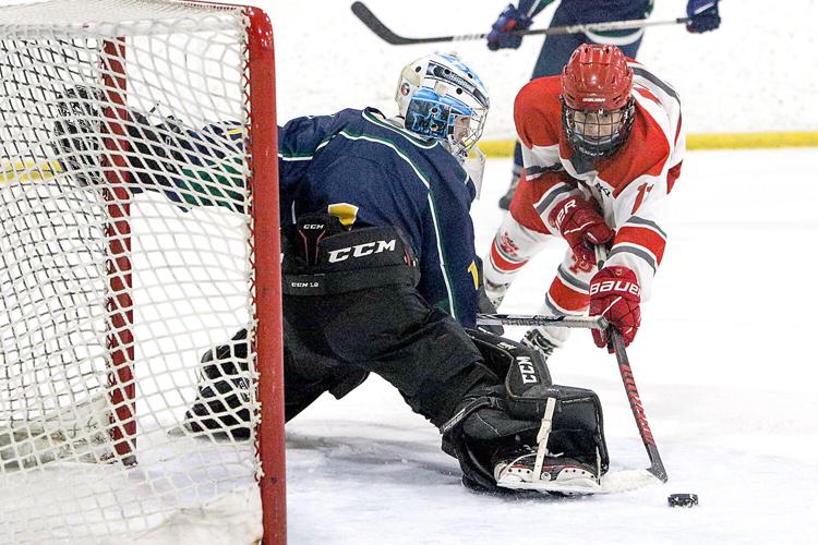 Ice Cats hockey - Noah Grant in quarterfinals