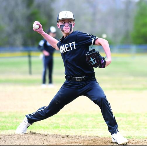 KHS Baseball - Opening Day - Bowen Brown pitching