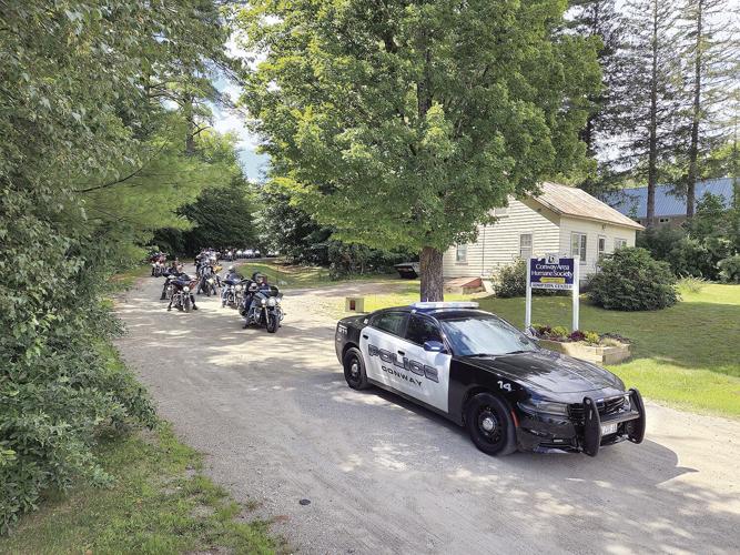 CAHS Rescue Ride riding out of shelter