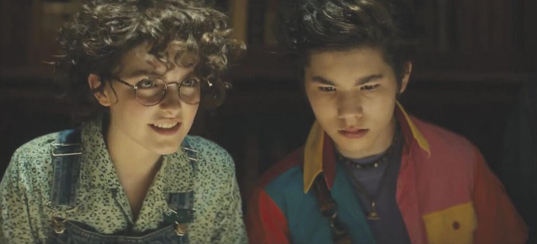 Ghostbusters: Frozen Empire-Mckenna Grace and Logan Kim