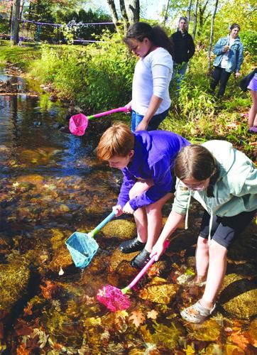 Ossipee Central School Students on river