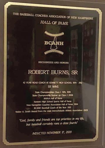 Hall of Fame - Bob Burns plaque