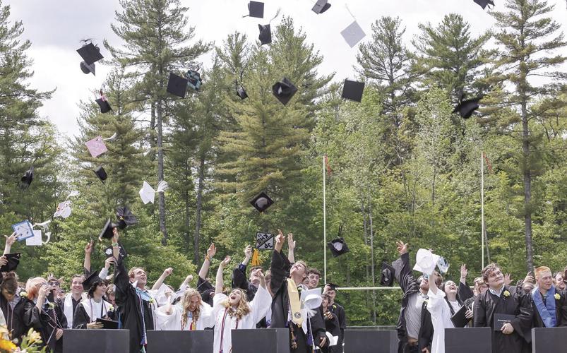 06-11-22 KHS Graduation tossing caps