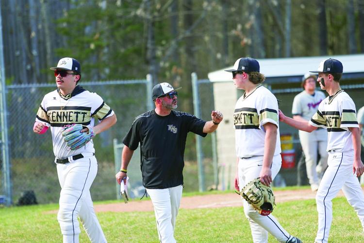KHS Baseball - coach fist bumps