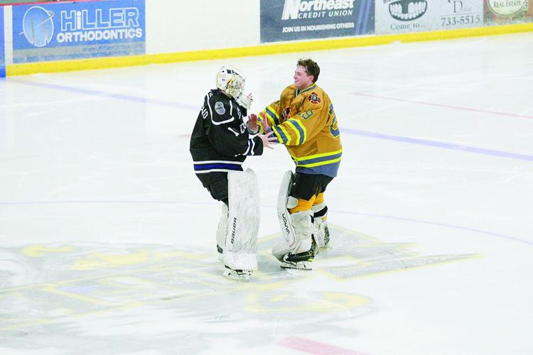 03-29-25 Battle Badges fight goalies