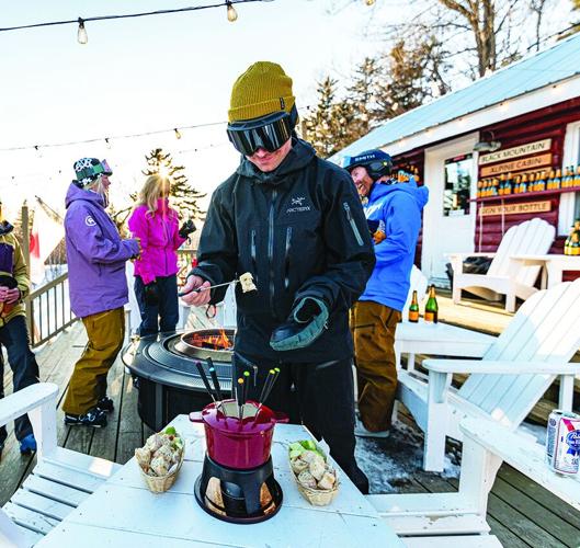 alpine cabin fondue