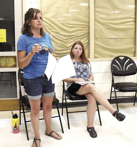 Conway School Board - masks - Nicole Nordlund and Wendy Richardson 2