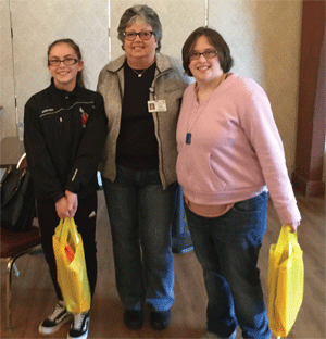 Students attend Health-A-Rama to learn about issues they may face.