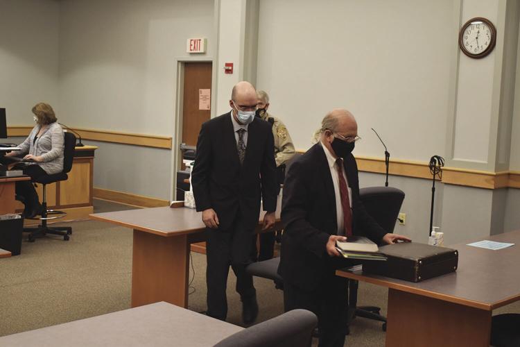 Chris Devries sentencing leaves court 122221