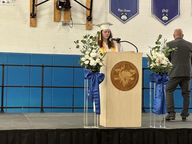 Summa cum laude graduate Mya Platt
