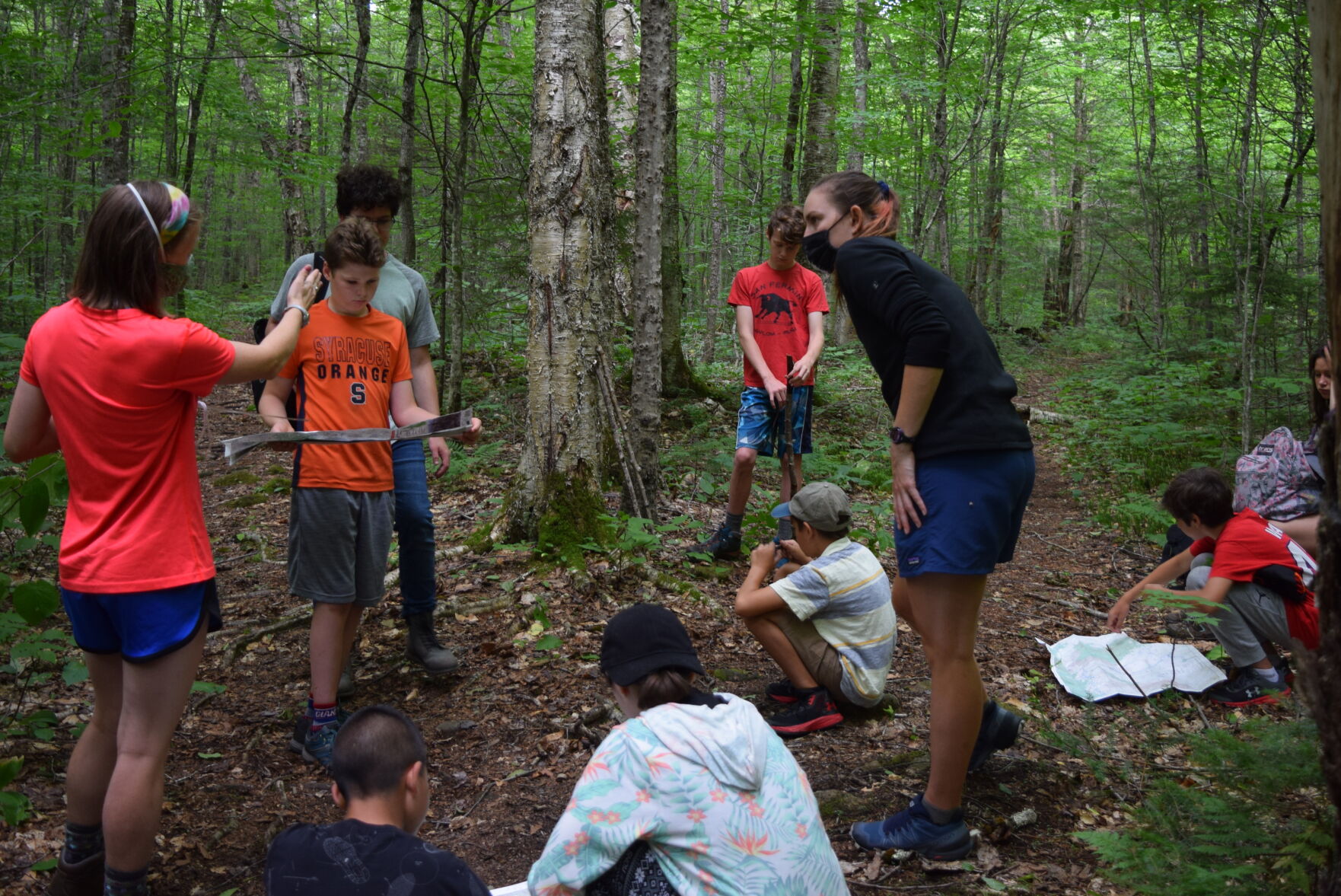 Coos teens learn wilderness survival skills