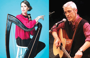 Celtic musicians, Maeve Gilchrist and Keith Murphy, in concert in Lancaster.
