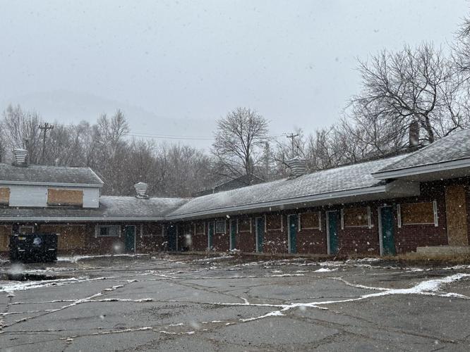 The vacant motel at 25 Pleasant St. in Berlin