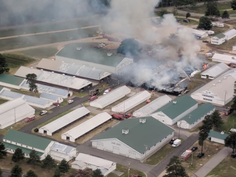 Fire breaks out at Fryeburg Fairgrounds Local News