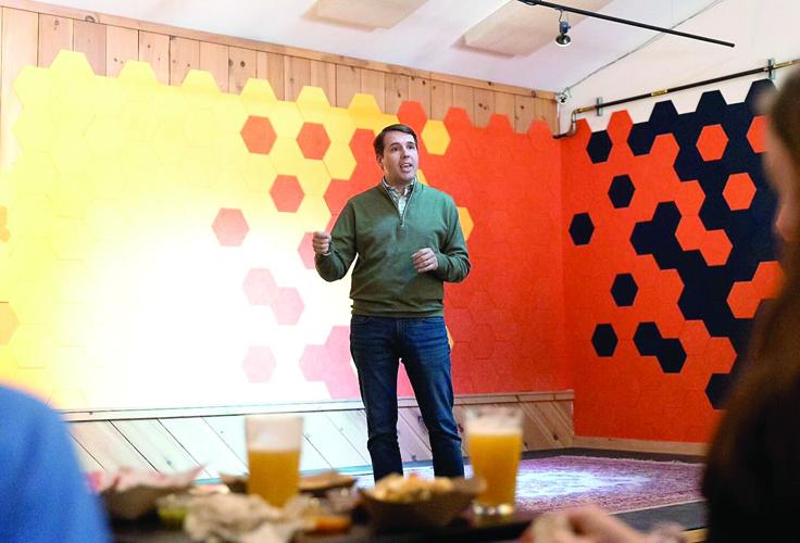 Chris Pappas in Intervale - close up on stage