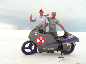Bonneville dreams come true for local man