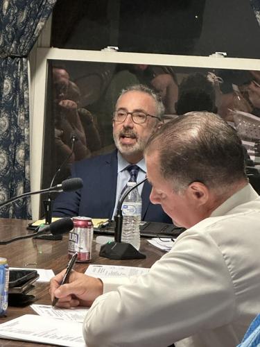 Richard Plourde interviews for an interim vacancy on the Berlin City Council