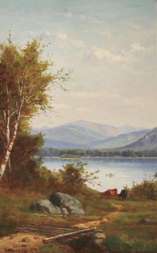 shapleigh painting of pond