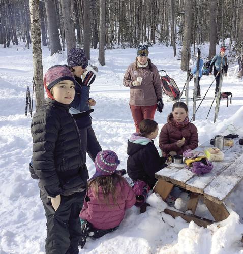 Nordic Tracks - George Klein joins "Ski and Snack" participants