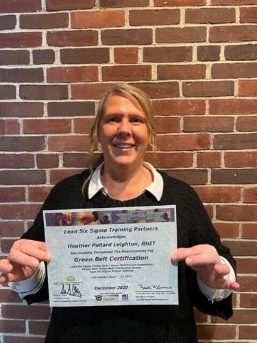 NCH employees earn Lean Green Belt Certification