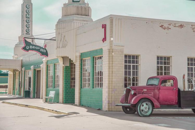 Parker photo journey Texas gas station