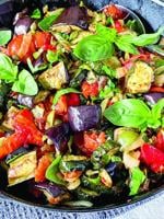Bridgton Farmers’ Market Recipe: Grilled Ratatouille Salad & Bulgar